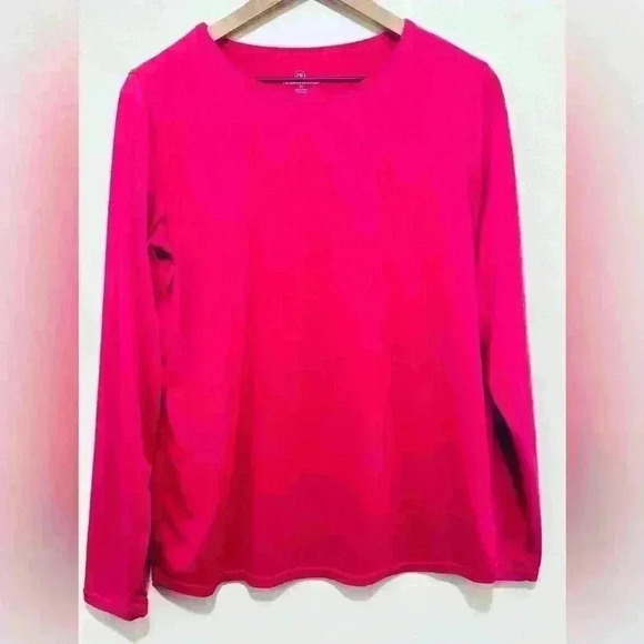 Amazon Tops - Amazon Real Essentials Dry-Fit Long Sleeve T-Shirt, Women’s Medium, Hot Pink